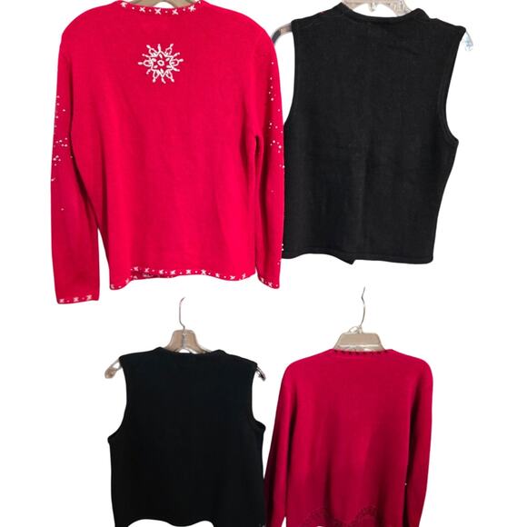 Wholesale Bulk Lot Of 4 Women's Small 4 6 Long Sleeve Winter Christmas Sweaters - Picture 6 of 7